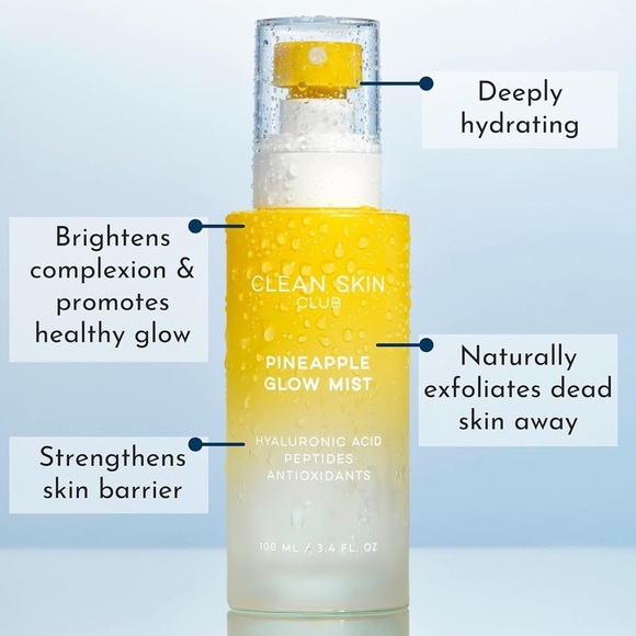 Clean Sin Club - Pineapple Glow Mist - Picture 2 of 8